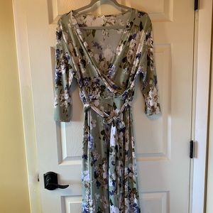 Maternity and postpartum (nursing friendly) dress